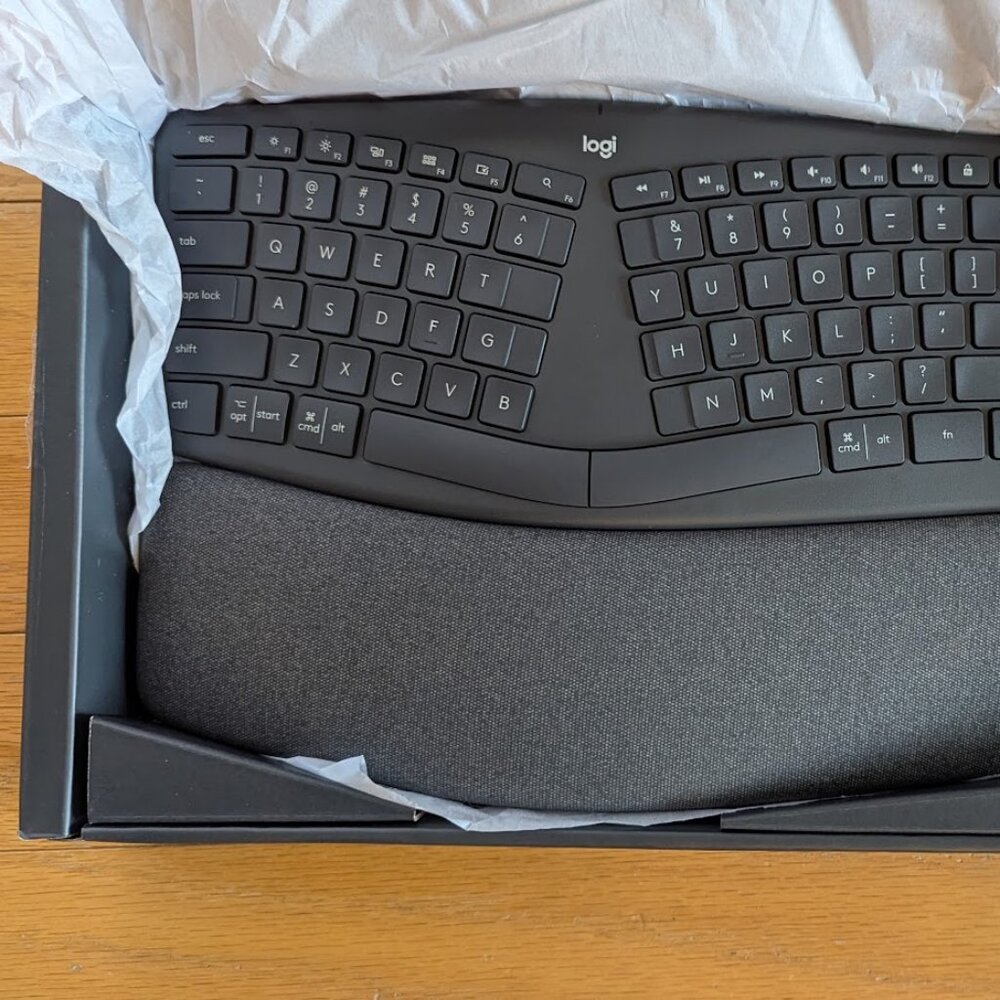 Brand New Logitech ERGO K860 Wireless Ergonomic Keyboard - Split Keyboard